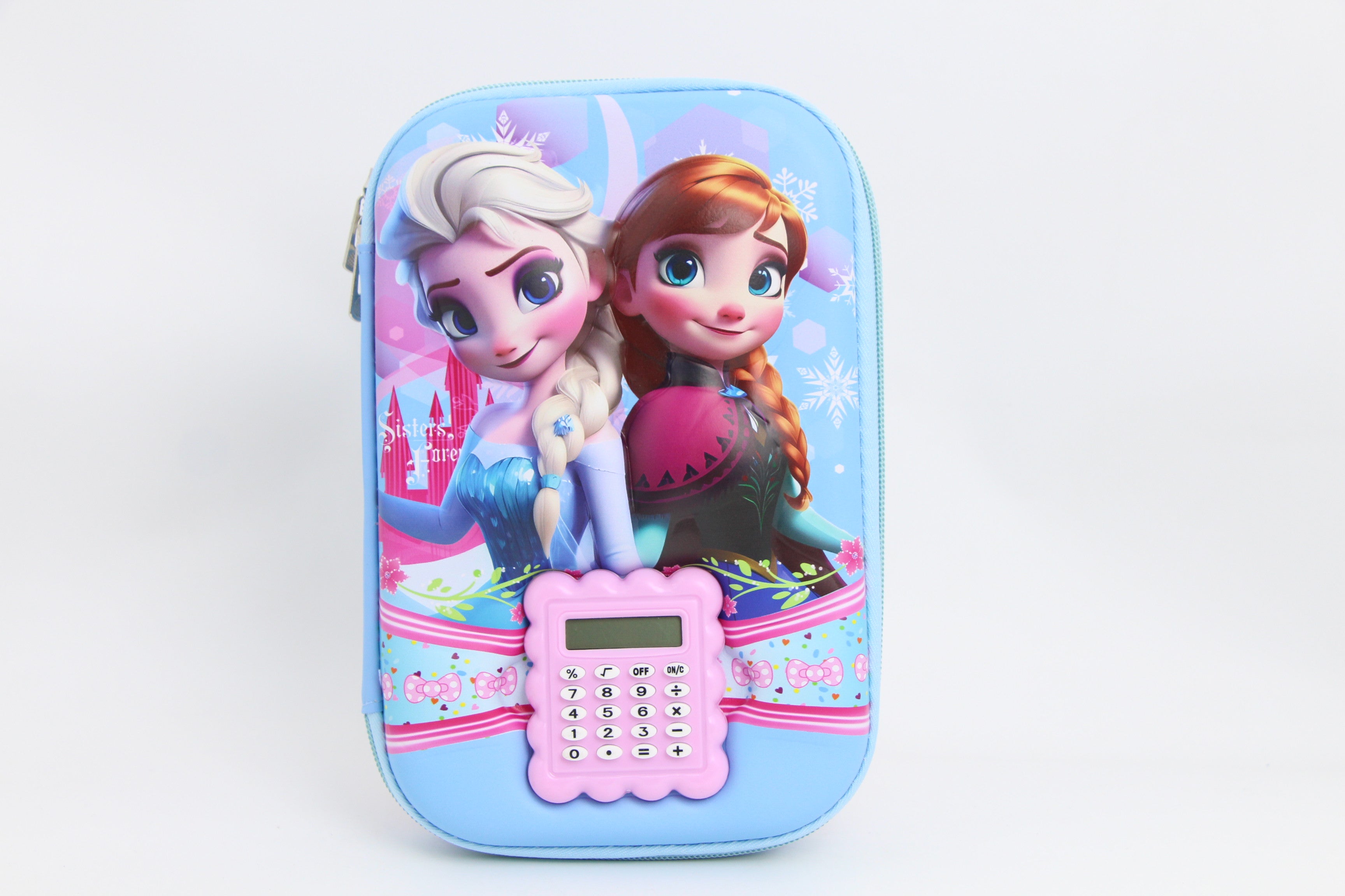 3D  Pencil Case with Calculator – Large Capacity EVA Stationery Organizer for Girls & School in all charactors