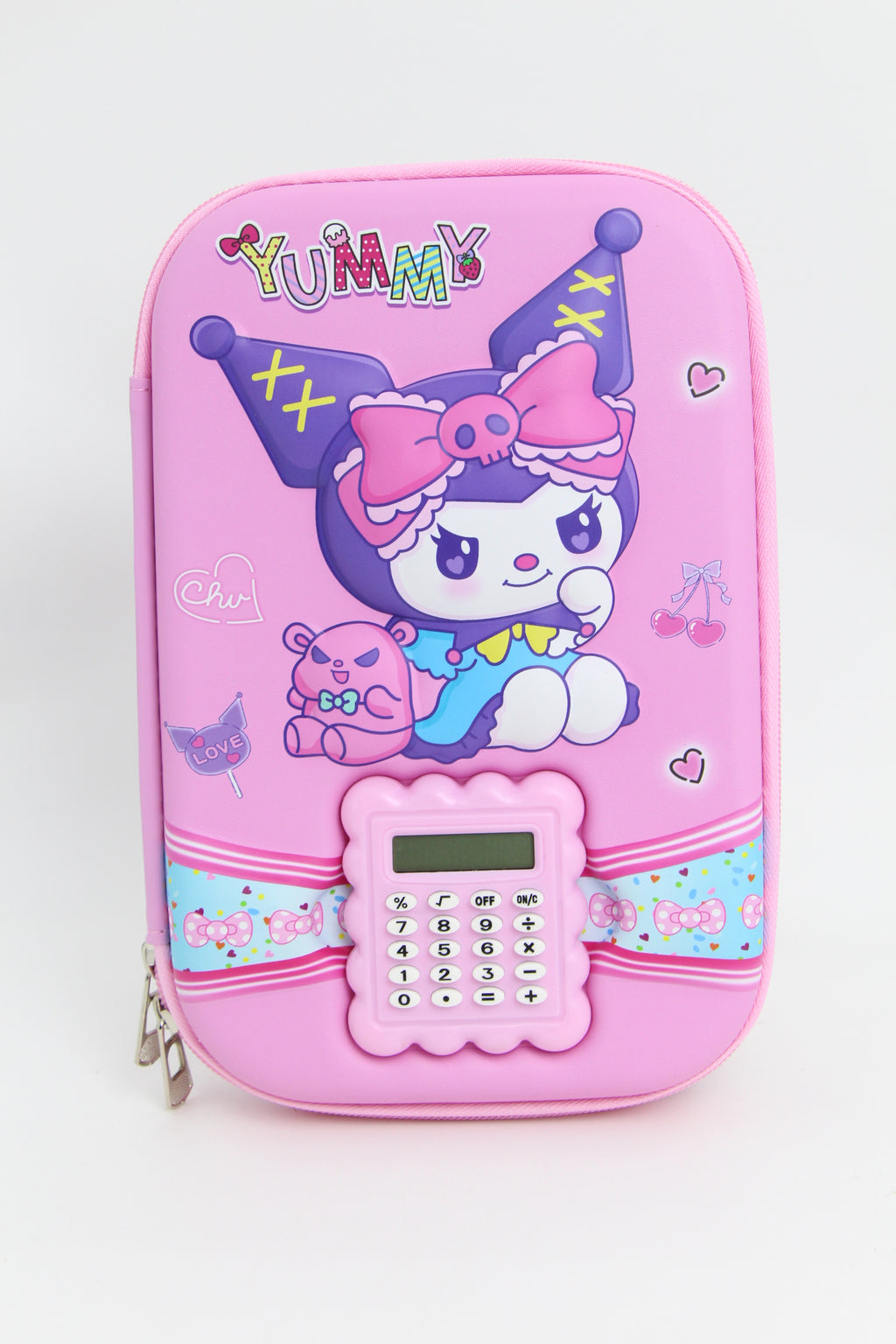 3D  Pencil Case with Calculator – Large Capacity EVA Stationery Organizer for Girls & School in all charactors