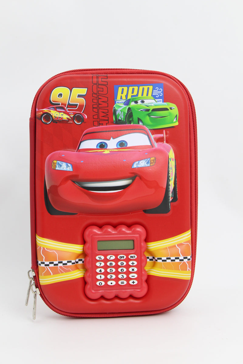 3D  Pencil Case with Calculator – Large Capacity EVA Stationery Organizer for Girls & School in all charactors