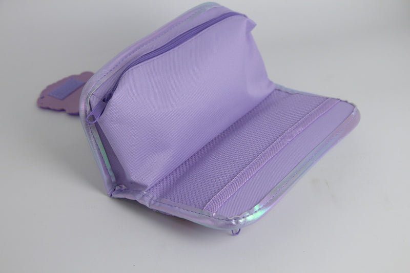 Princess Rose Double-Zip Pencil Case 🌸💜
