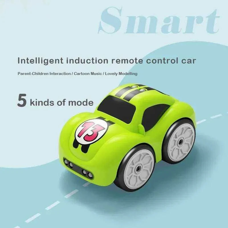 Mini Remote & Induction Car – Smart RC Racing Toy for Kids