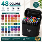 Double-Sided Touch Markers 12 Pcs –24-36-48 colours