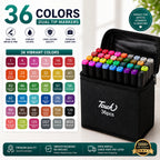 Double-Sided Touch Markers 12 Pcs –24-36-48 colours