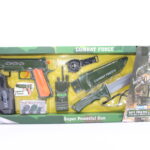 MILITARY SET, WITH LIGHT AND SOUND, WITH BATTERIES, W.BOX