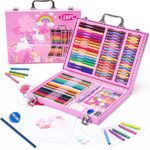 Ixora 128 pieces Art Set, Portable Drawing Painting Art Supplies,