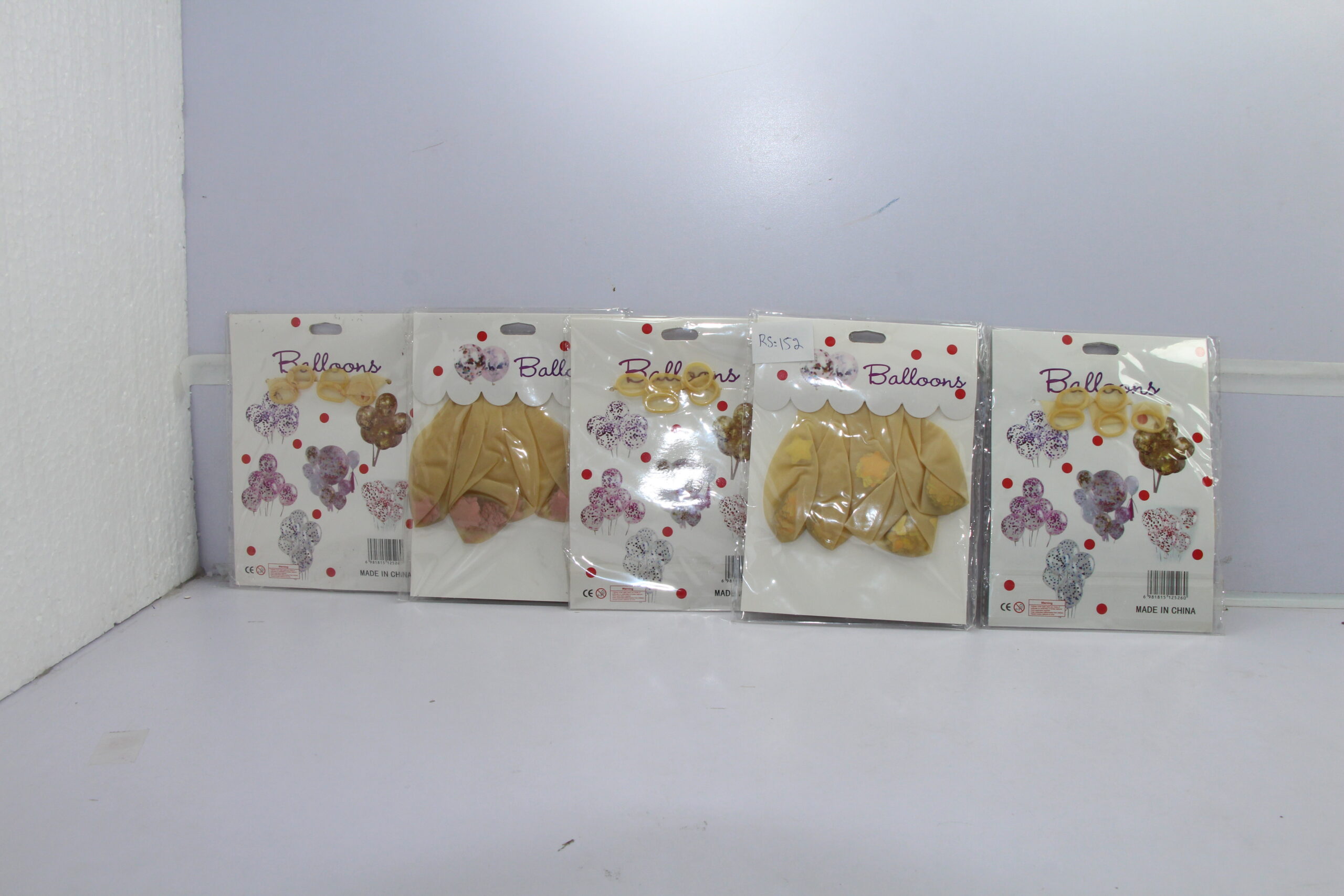 BALLOON 5P WITH CUTTING 30 PCS PACK JH1704 111