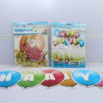 birthday items BANNER FLAG 12 PCS PACK YG