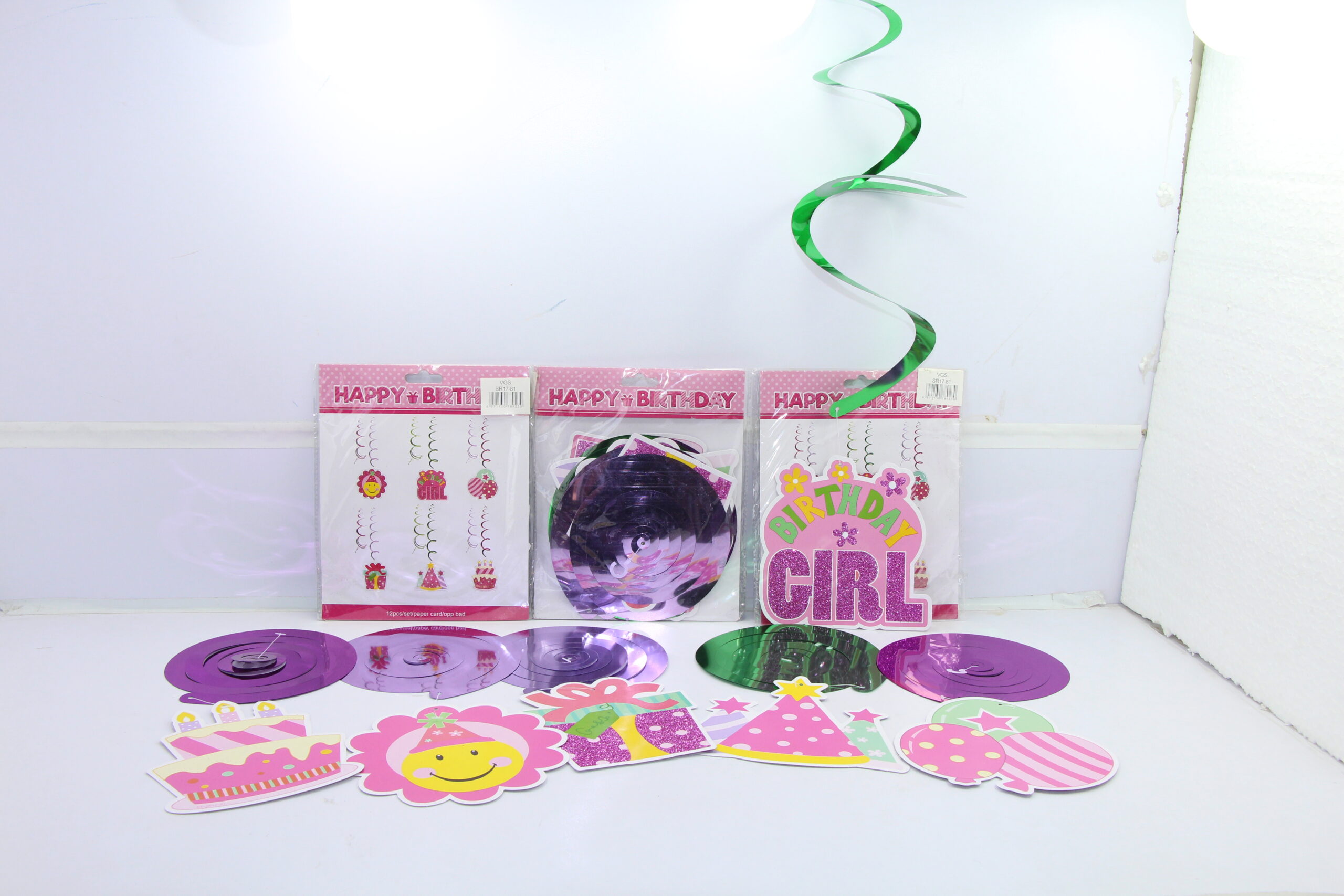 birthday items DECORATION HBD-BABY SHOWER SR17