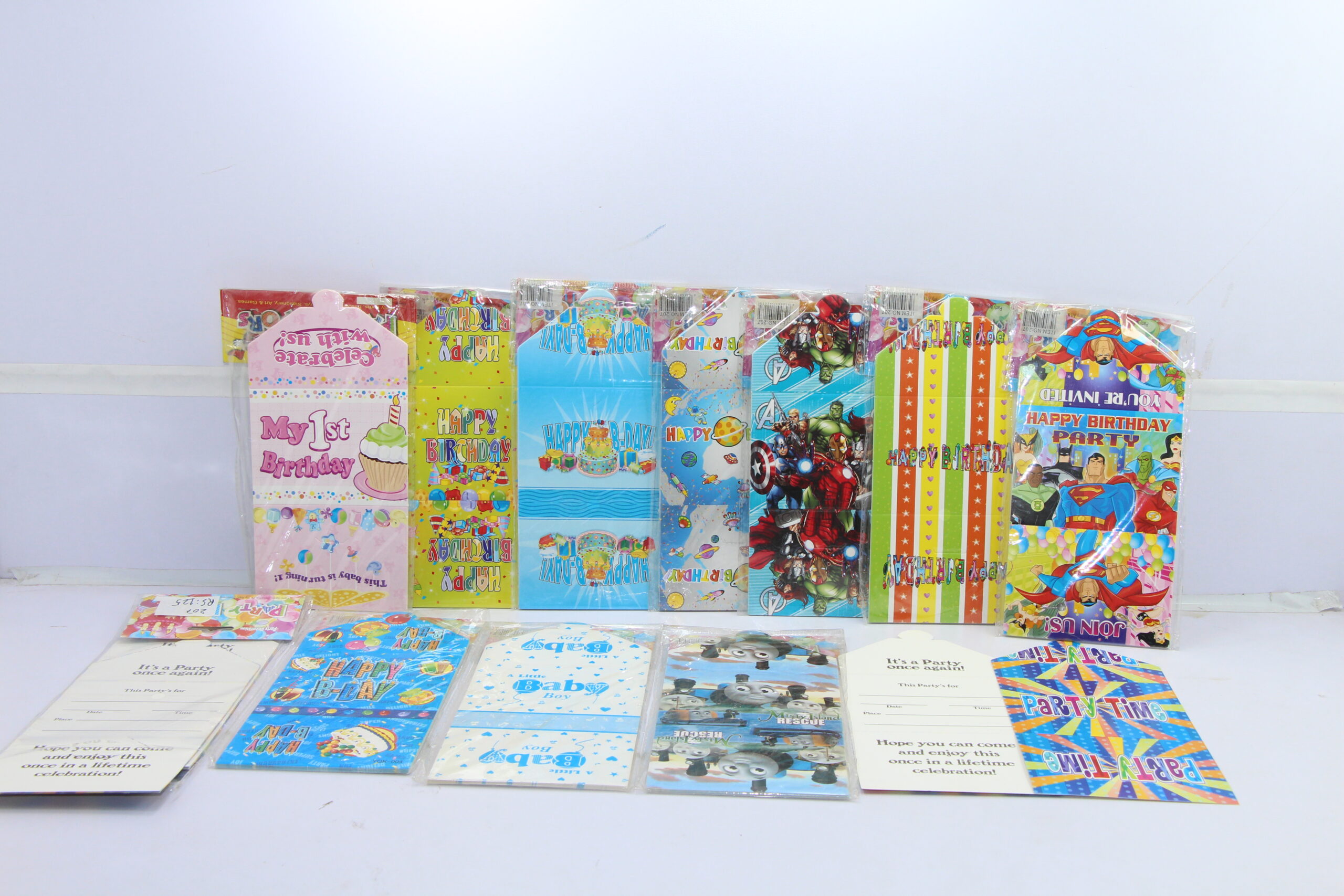 birthday items INVITATION CARD 10 PCS