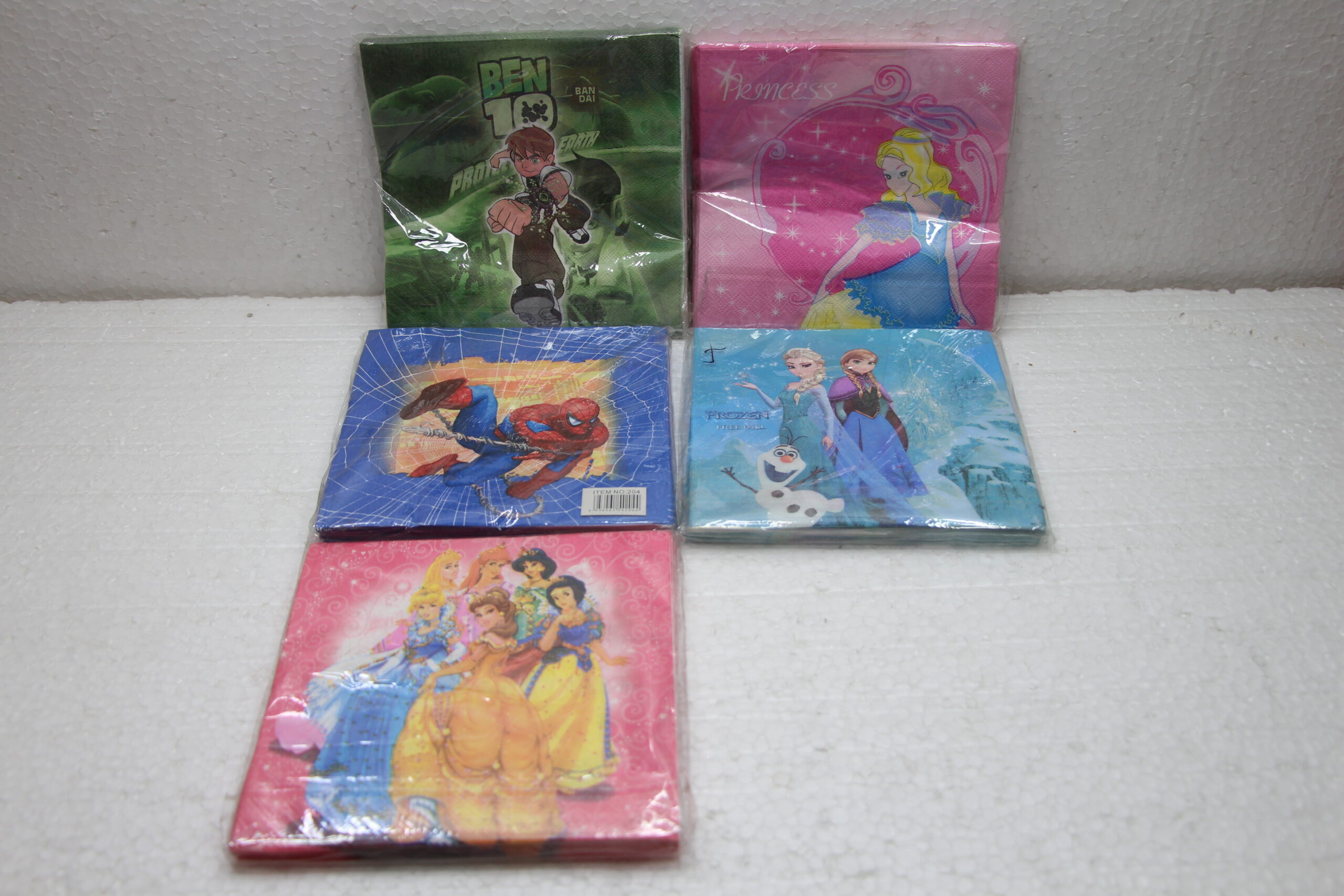 birthday items NAPKIN CARTOON 20 PCS