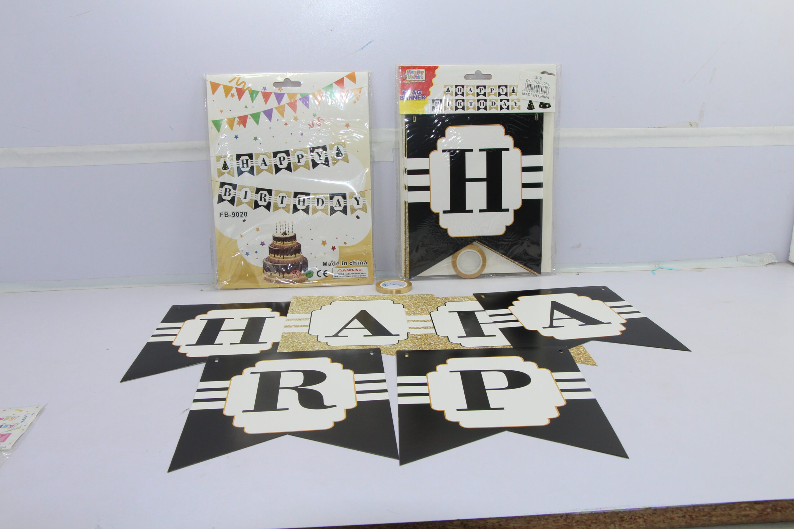 birthday items SIGN PUSH 12 PCS PACK 9020