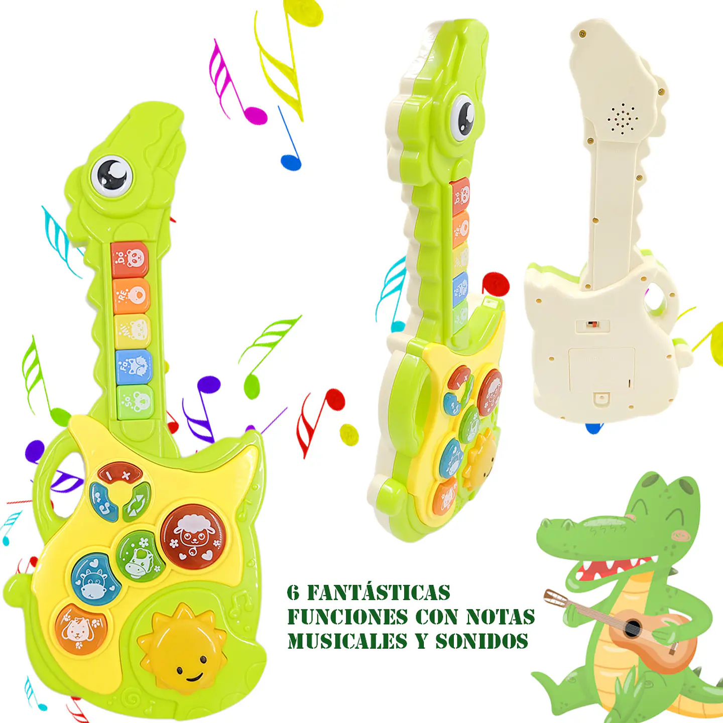 DINOSAUR GUITAR CY-7034B.. - Image 8