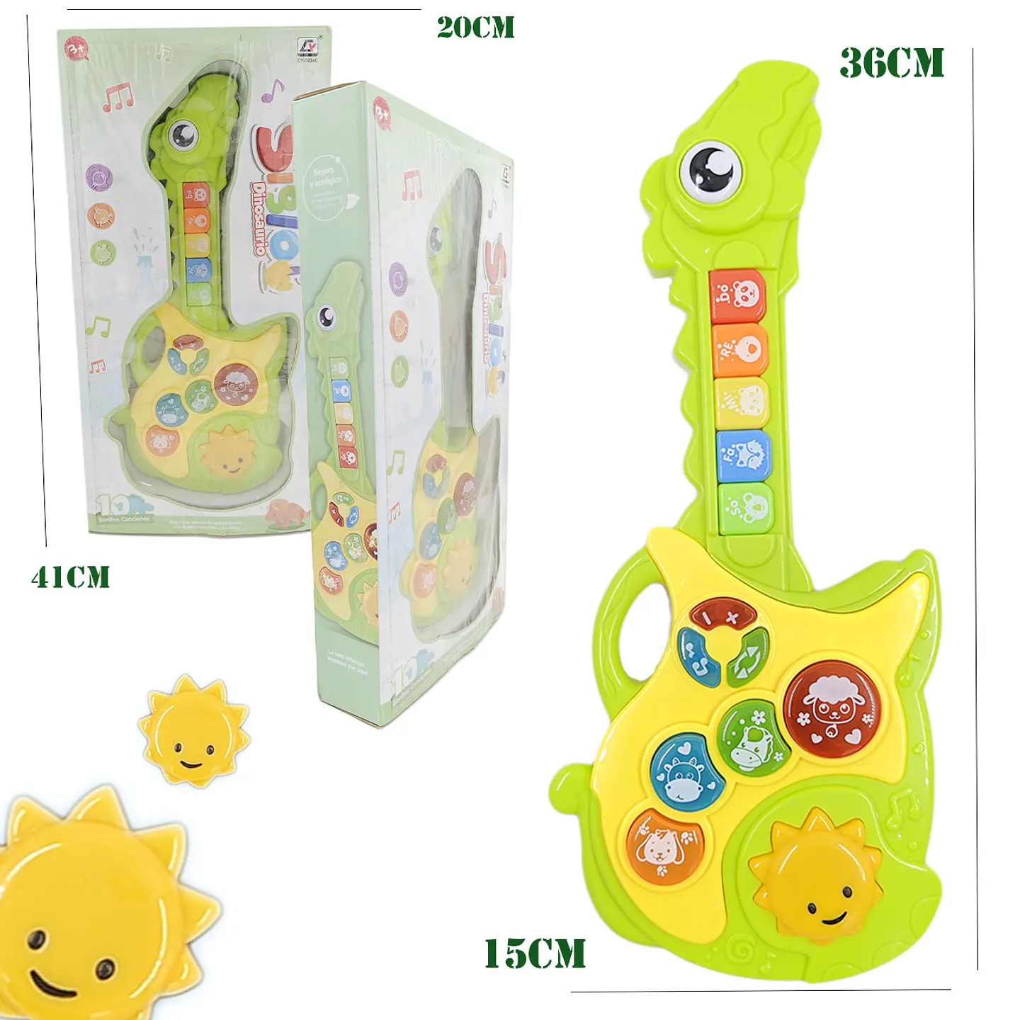 DINOSAUR GUITAR CY-7034B.. - Image 9