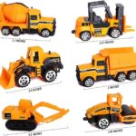 SLIDE ALLOY TRUCK SET 6PCS 8551..