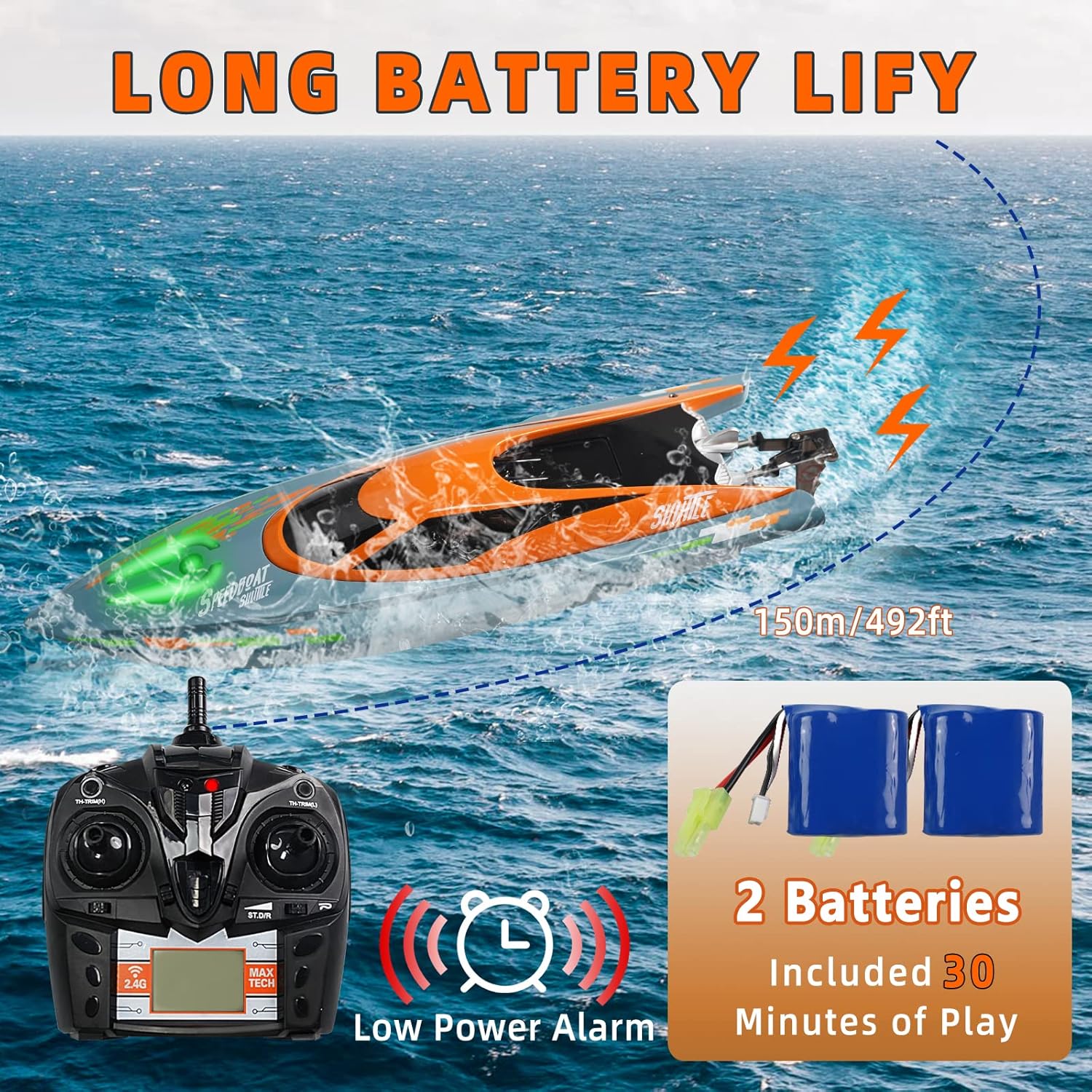 TOP SPEED R-C BOAT H122.. - Image 3