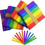 Wooden Colourful Ice Cream Sticks 6 Colour