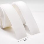 5CM×5M Roll Hook and Loop Sew On Tapes (Not Adhesive) Both Sides Included,White