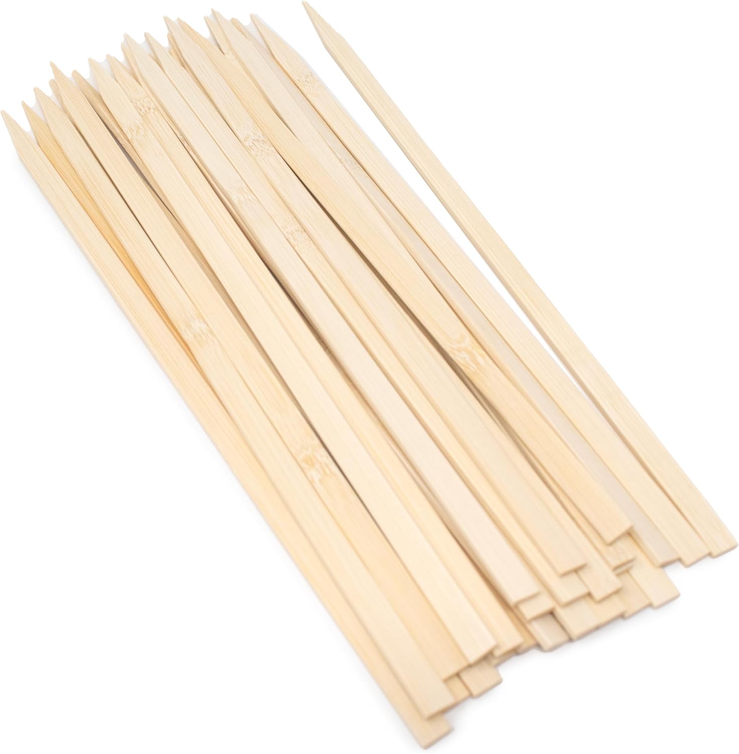 Flat/Wide Bamboo Skewers, 11.5-Inch