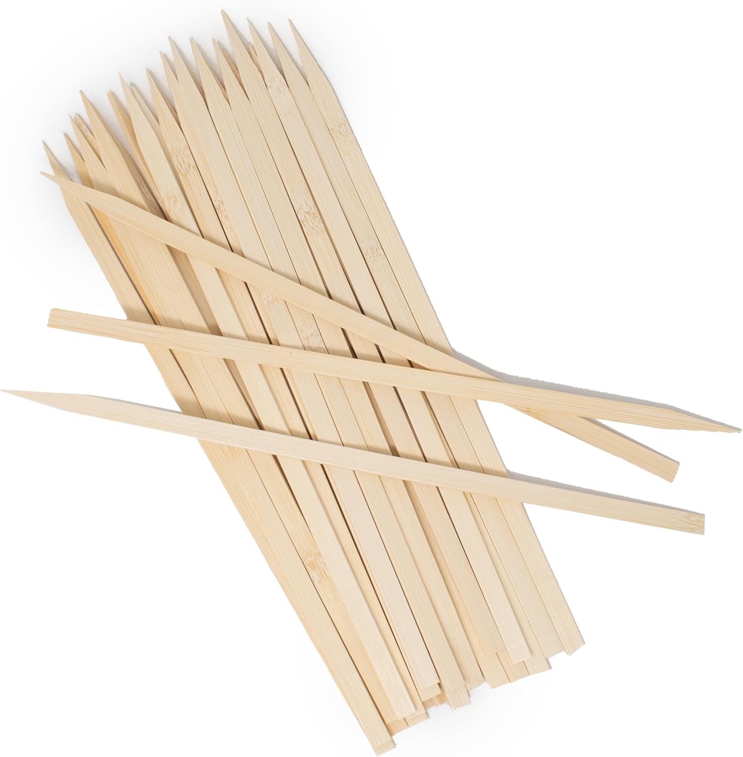 Flat/Wide Bamboo Skewers, 11.5-Inch - Image 2
