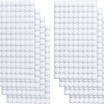 Velcro dots Sticky 88 pairs White  2cm diameter Velcro tape self adhesive Magic Hook Loop Round Pads Art and Craft