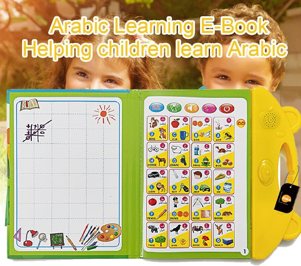 Arabic English Early Education Point Reading Children Puzzle Learning Sound Books Smart Toys Audio Books Arabic Early Education Phonics Reader - Image 2
