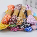 Twisted Paper Raffia Craft Favor Gift Wrapping Twine Rope Thread Scrapbooks