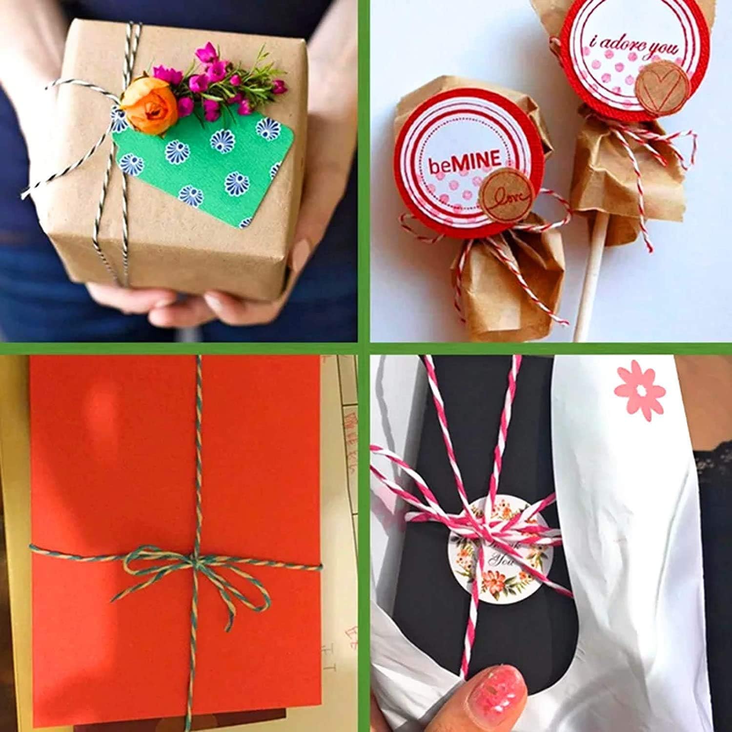 Twisted Paper Raffia Craft Favor Gift Wrapping Twine Rope Thread Scrapbooks - Image 5