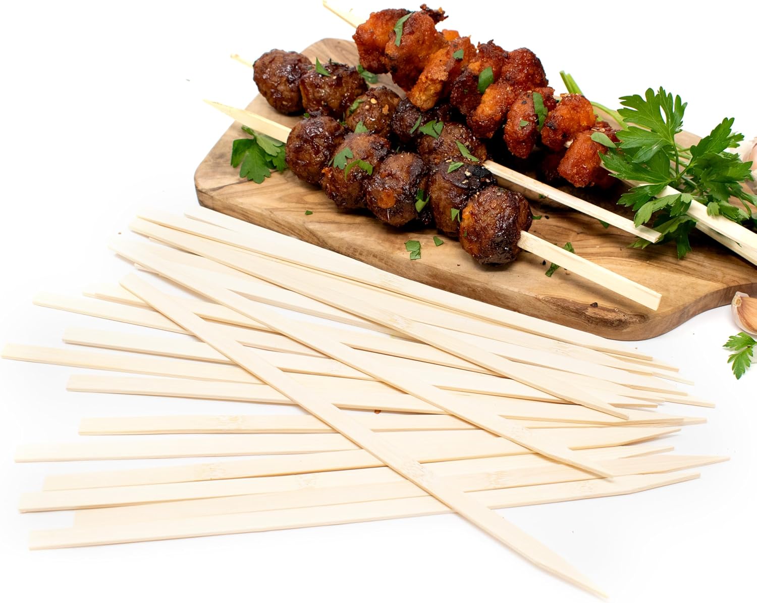 Flat/Wide Bamboo Skewers, 11.5-Inch - Image 4