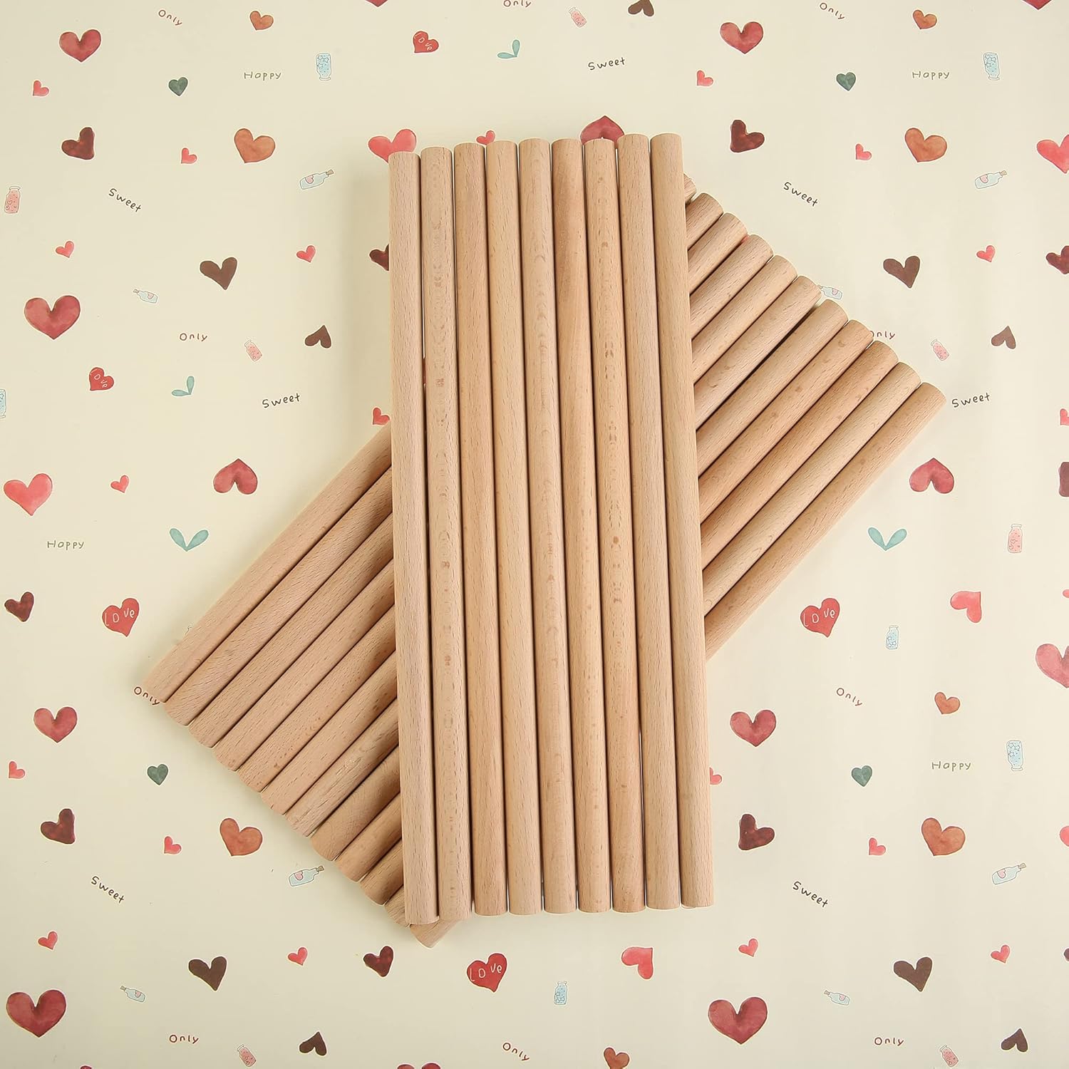 60 Pcs Rhythm Sticks for Kids Bulk, Wood Music Lummi Sticks - Image 5