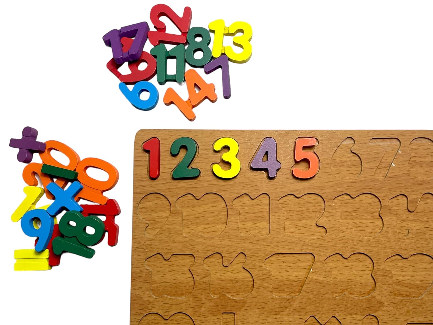 Wooden English Alphabets Blocks for Kids 3 Years Alphabets for Kids Puzzles Learning Educational Montosseri Toy (Combo (2 Boards)) - Image 4