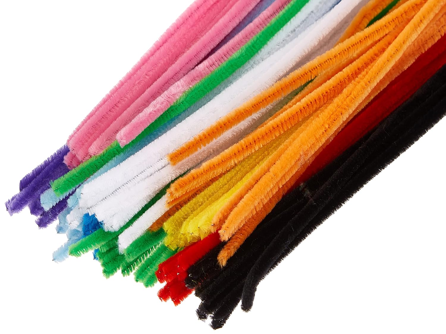 8 Colors Creative Pipe Cleaners Chenille Stems 12 inches long Perfect for art craft - Image 2