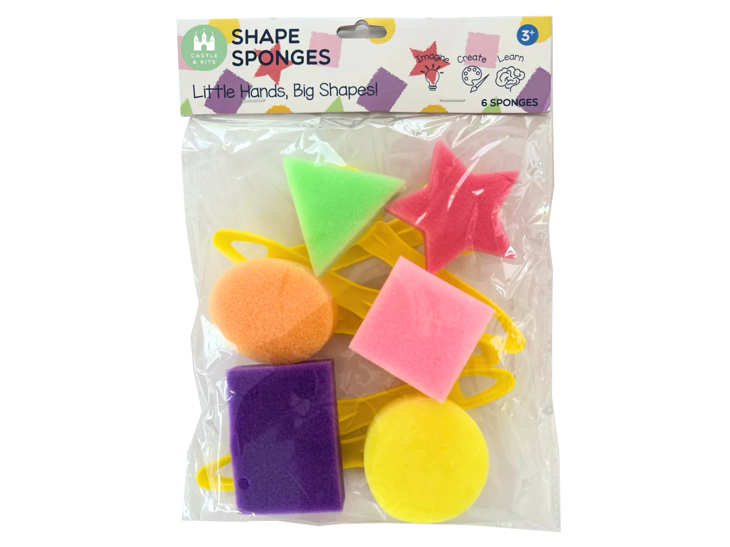 Paint Sponges for Kids, Early Learning Art & Craft for Toddlers - Image 3
