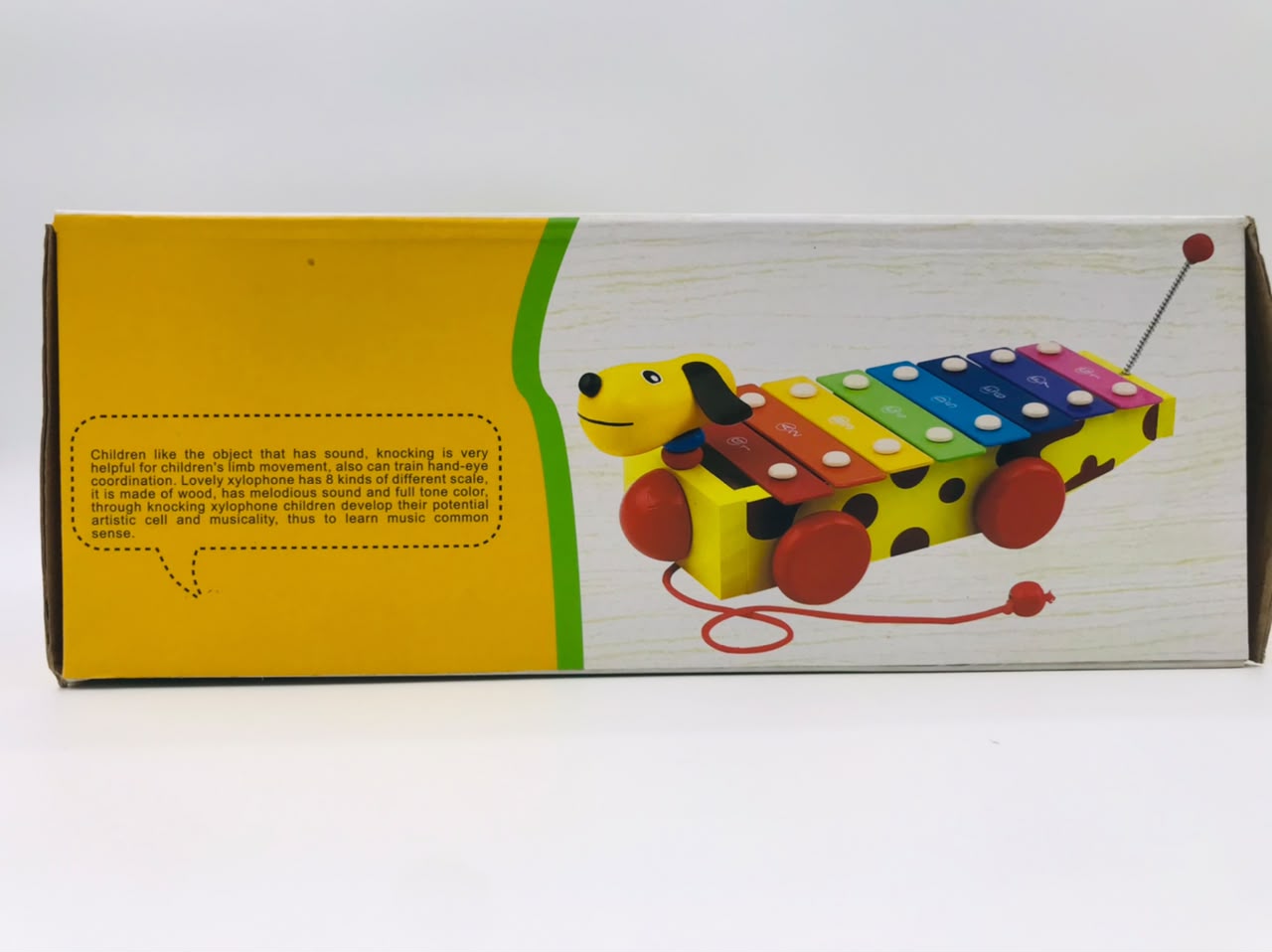 STEM learning 8 Note wooden Dog Xylophone Toy - Image 4