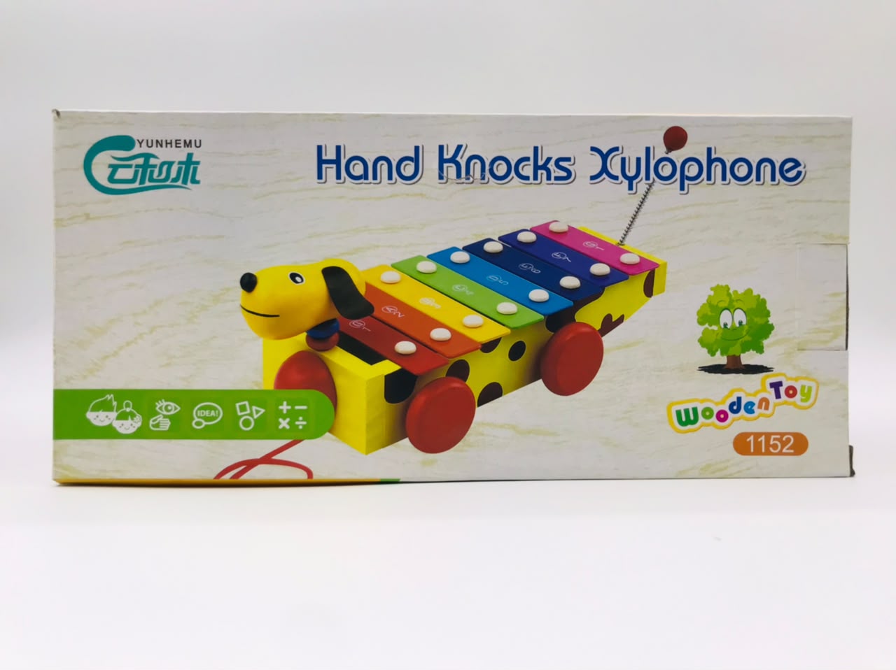STEM learning 8 Note wooden Dog Xylophone Toy - Image 5