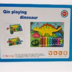Dinosaur Wooden Xylophone Puzzle Toy for Kids | Educational Musical Learning Toy