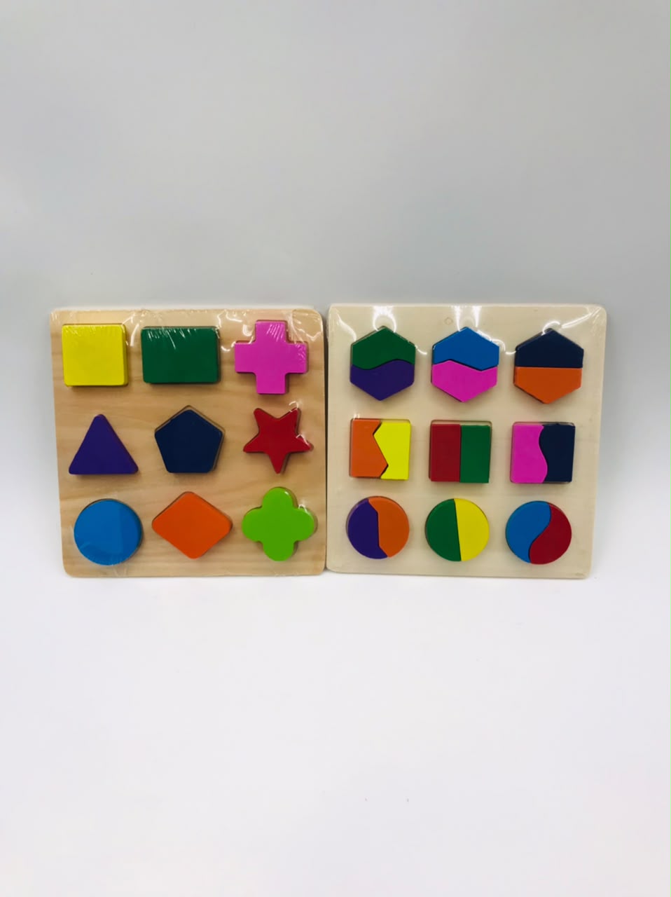 Wooden Geometric Shape Sorter Puzzle Board Toys for Boys and Girls | Matching Game for toddlers - Image 5