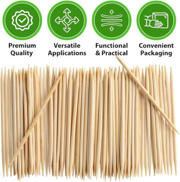 100 pcs bamboo sticks DIY craft eco friendly - Image 2